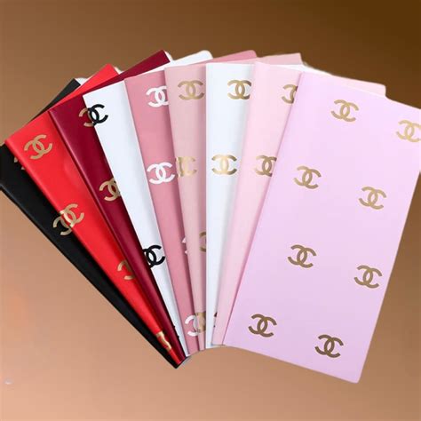 chanel wrapping|chanel flower wrapping paper.